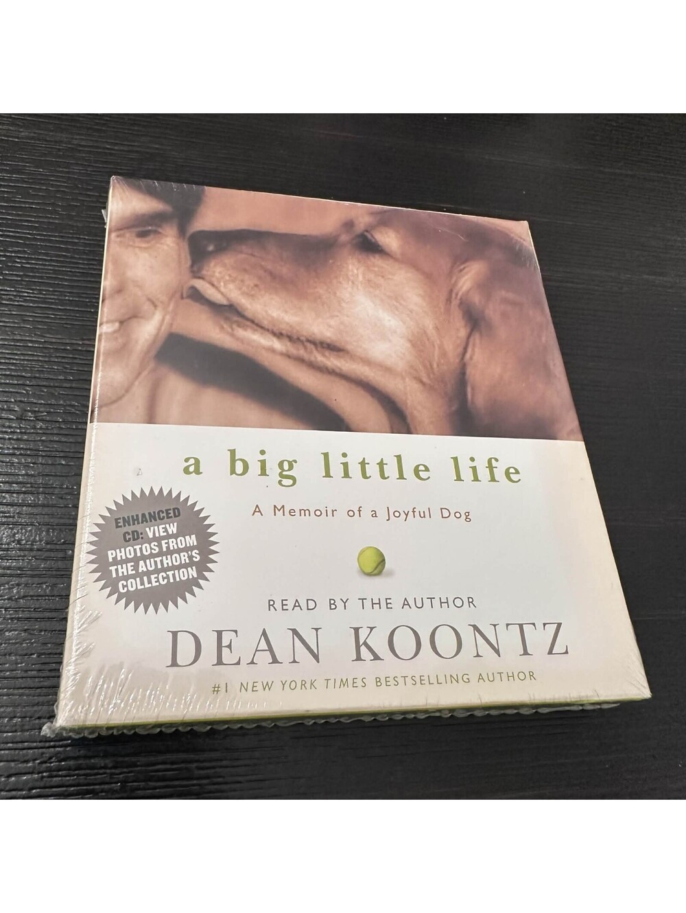 Dean Koontz A Big Little Life Memoir Of A Joyful Dog Audiobook CD Sealed